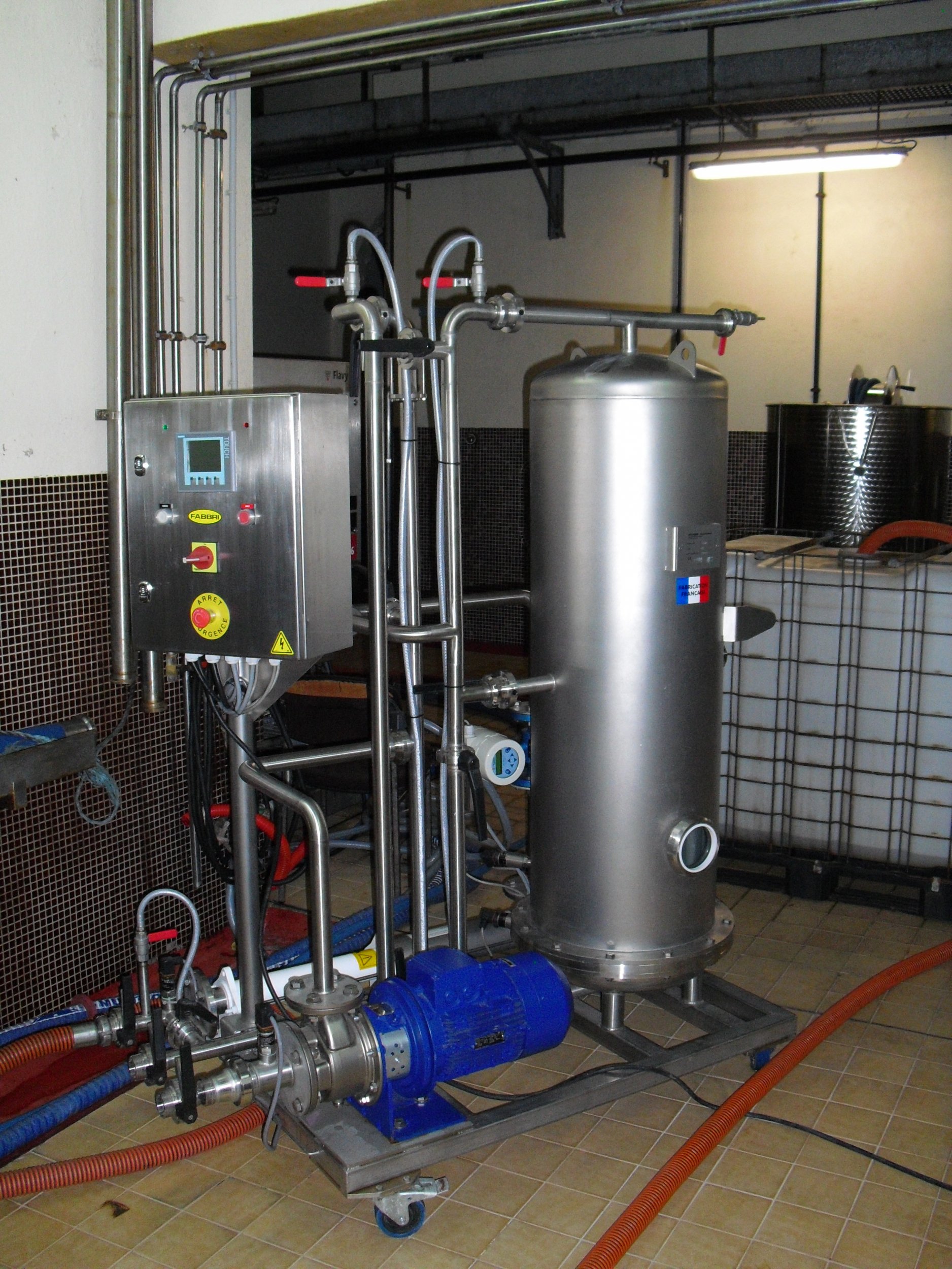 filtration des vins