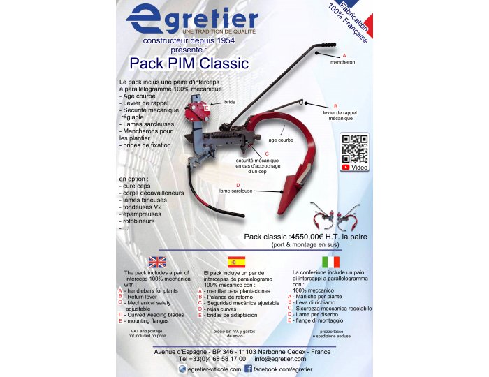 EGRETIER - PACK PIM