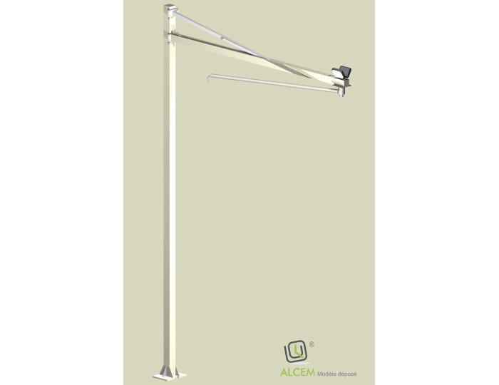 ALCEM POT-LAV 4M : potence de lavage-4m-INOX