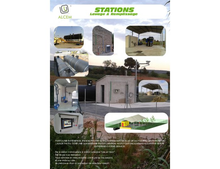 ALCEM Station de lavage individuelle ou collective