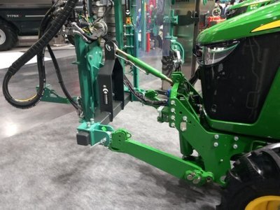 Front-mounted tool holder