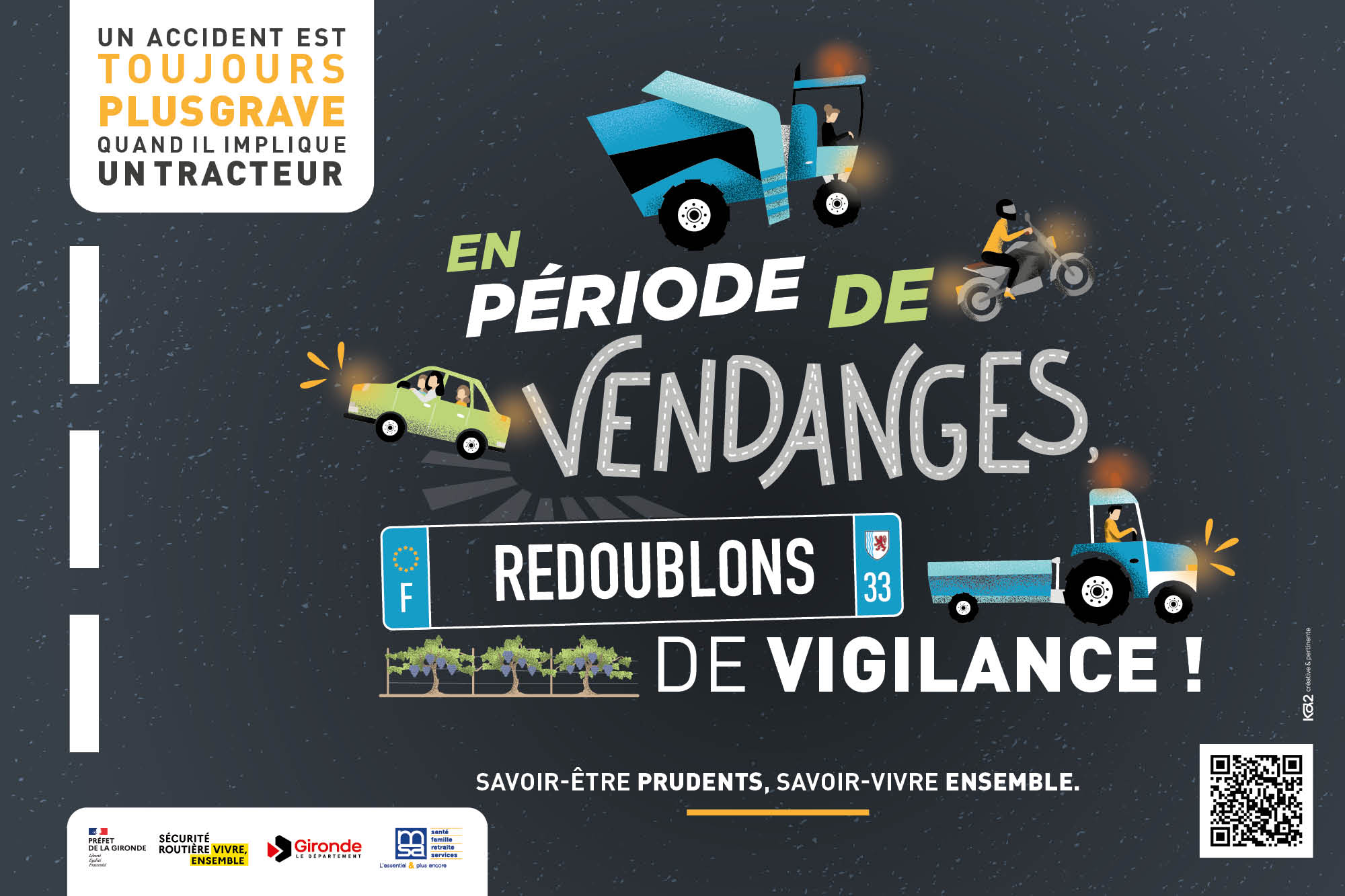 Risque routier en période de vendange