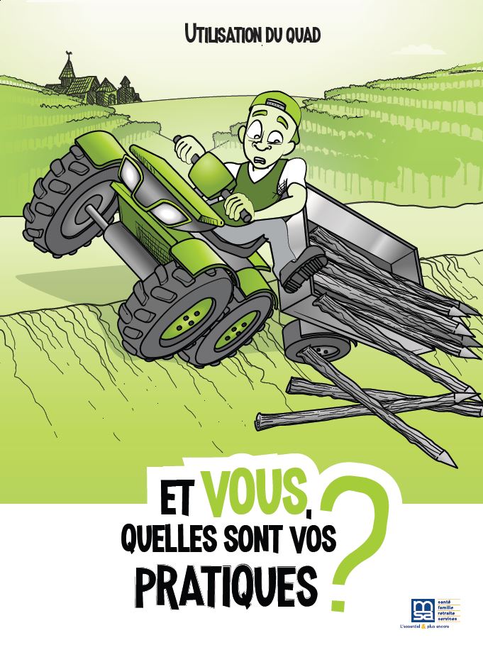 utilisation du quad en viticulture