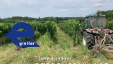Egretier débroussaille avec son épampreuse à boucles