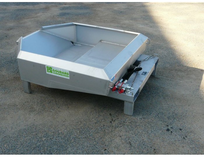 Benne basculante basse grand largeur "viti / vini" GS-V