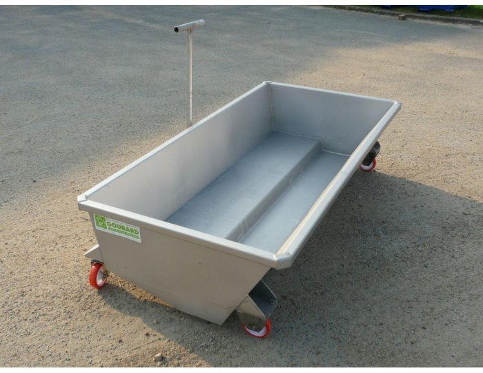 Benne basculante basse grand largeur "viti / vini" GS-V