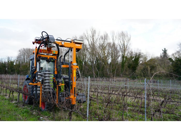 Prétailleuses à détection optique pour vignes larges
